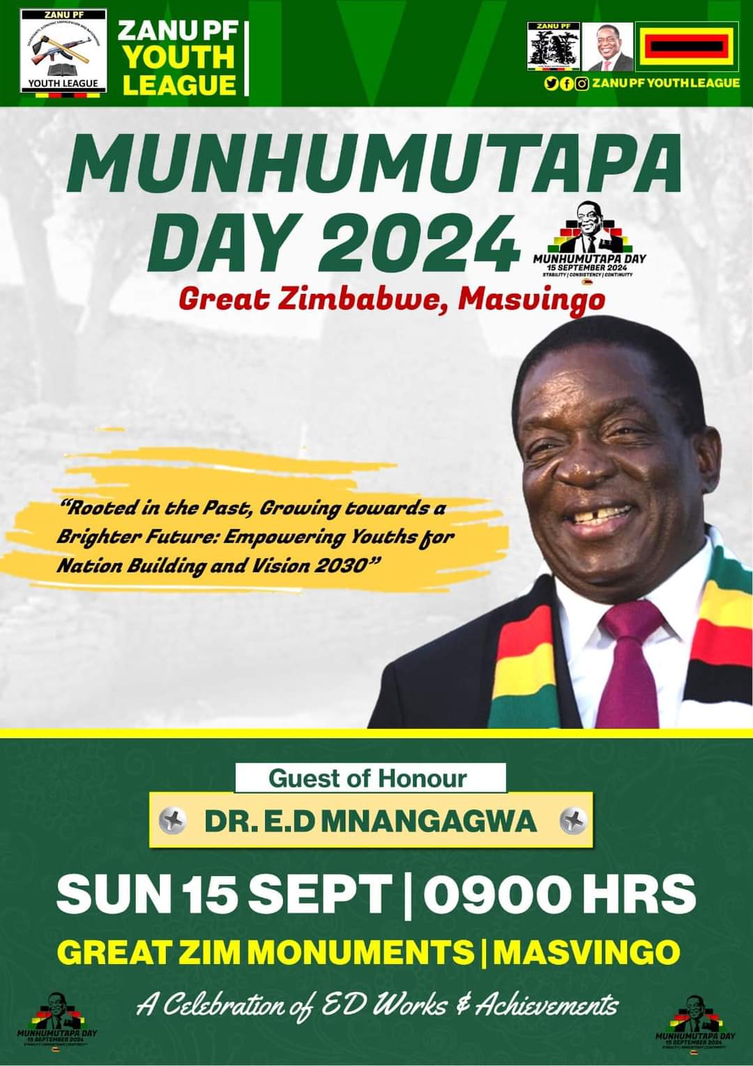 Munhumutapa Day: 4 Days to go