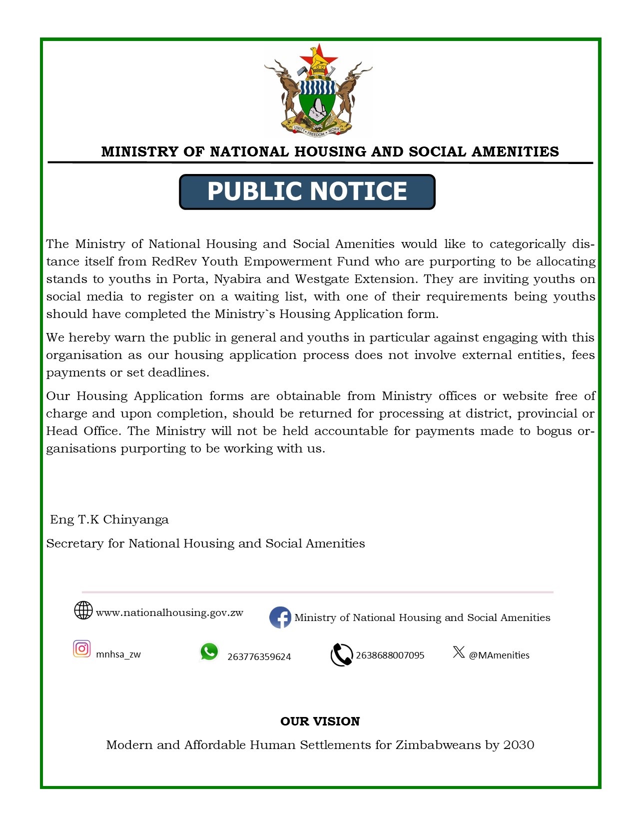 Ministry distances itself from fake youth stands applications