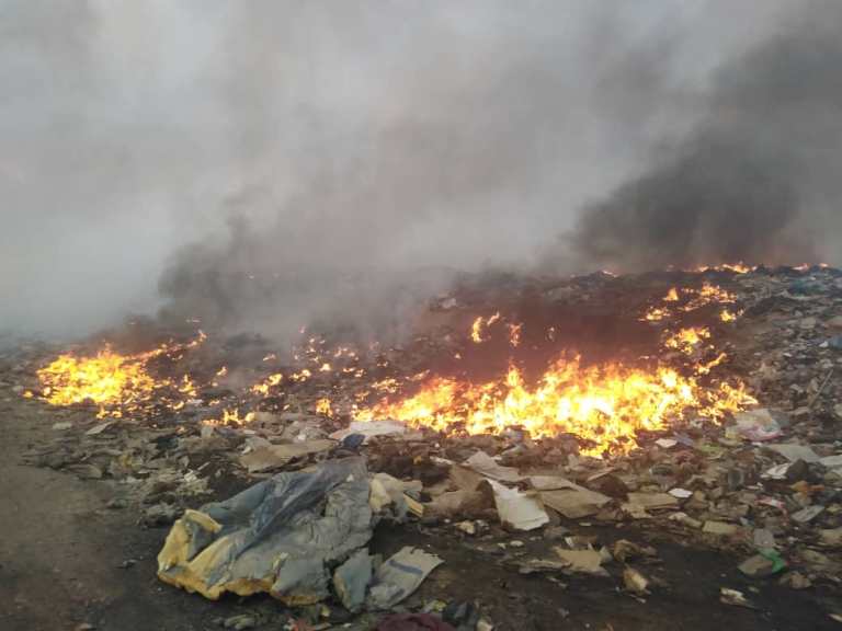 Bulawayo Battles Four-day Blaze at Richmond Landfill