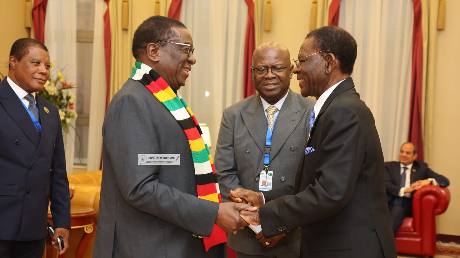 President Mnangagwa Attends AU Mid-Year Coordination Meeting in Equatorial Guinea