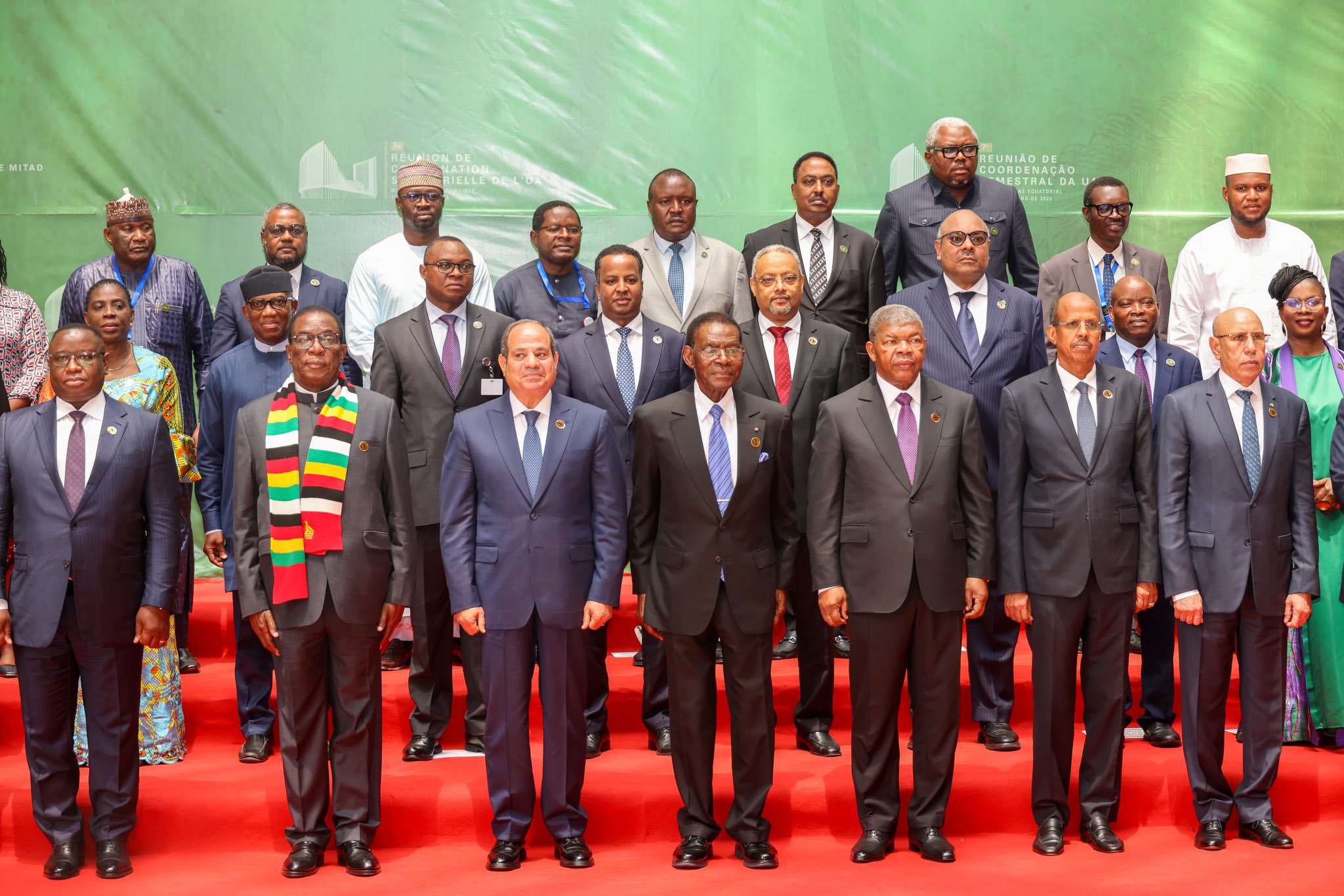 President Mnangagwa Arrives in Malabo for Key African Union Meeting