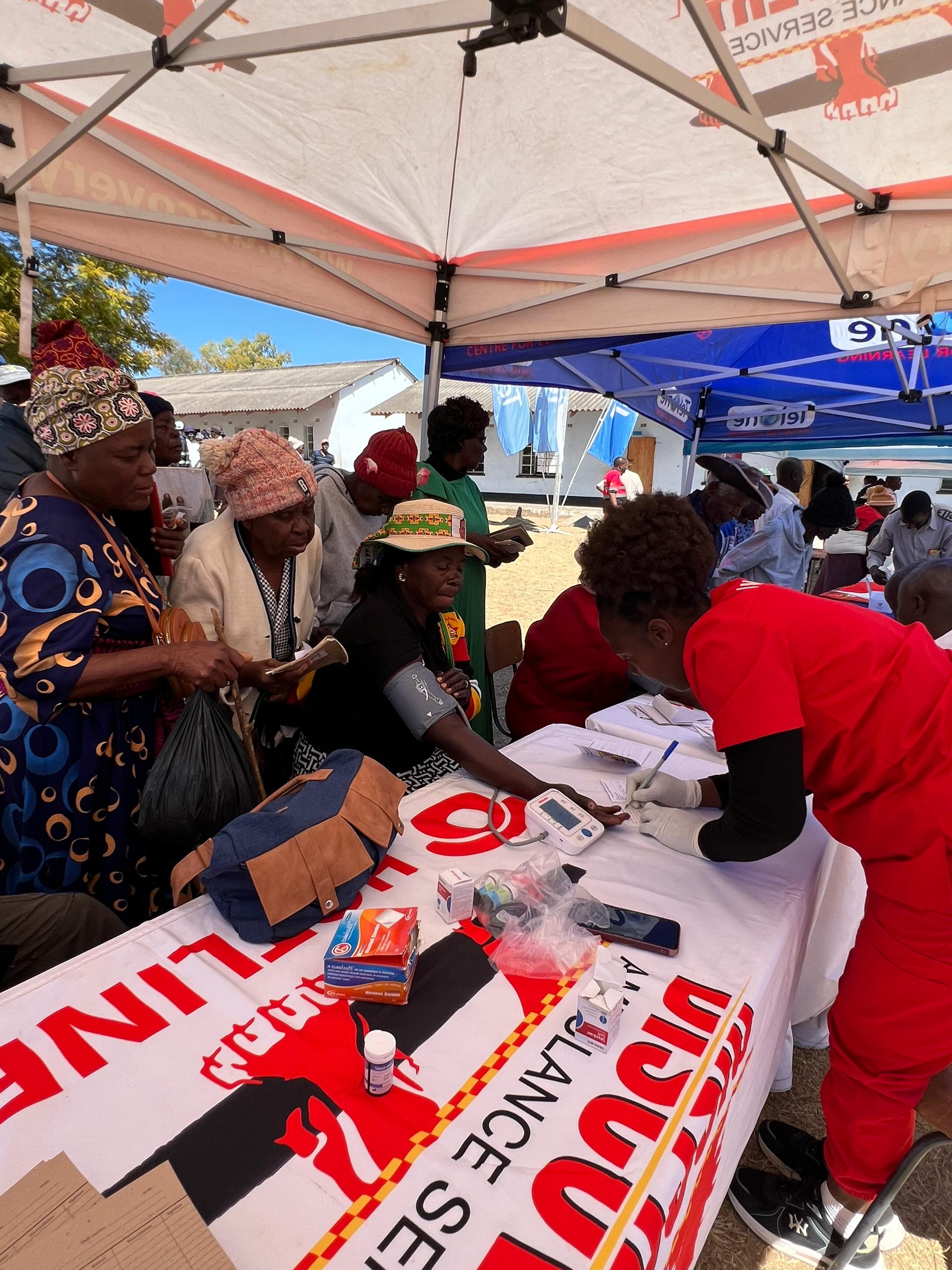 Shonganiso Primary School Flooded as Locals Benefit from Free Medical Care Under ED’s Scheme