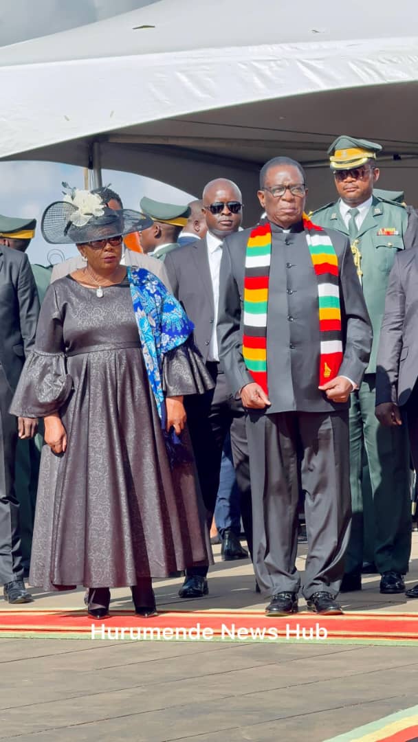President Mnangagwa Arrives for Dr. Gata’s Burial