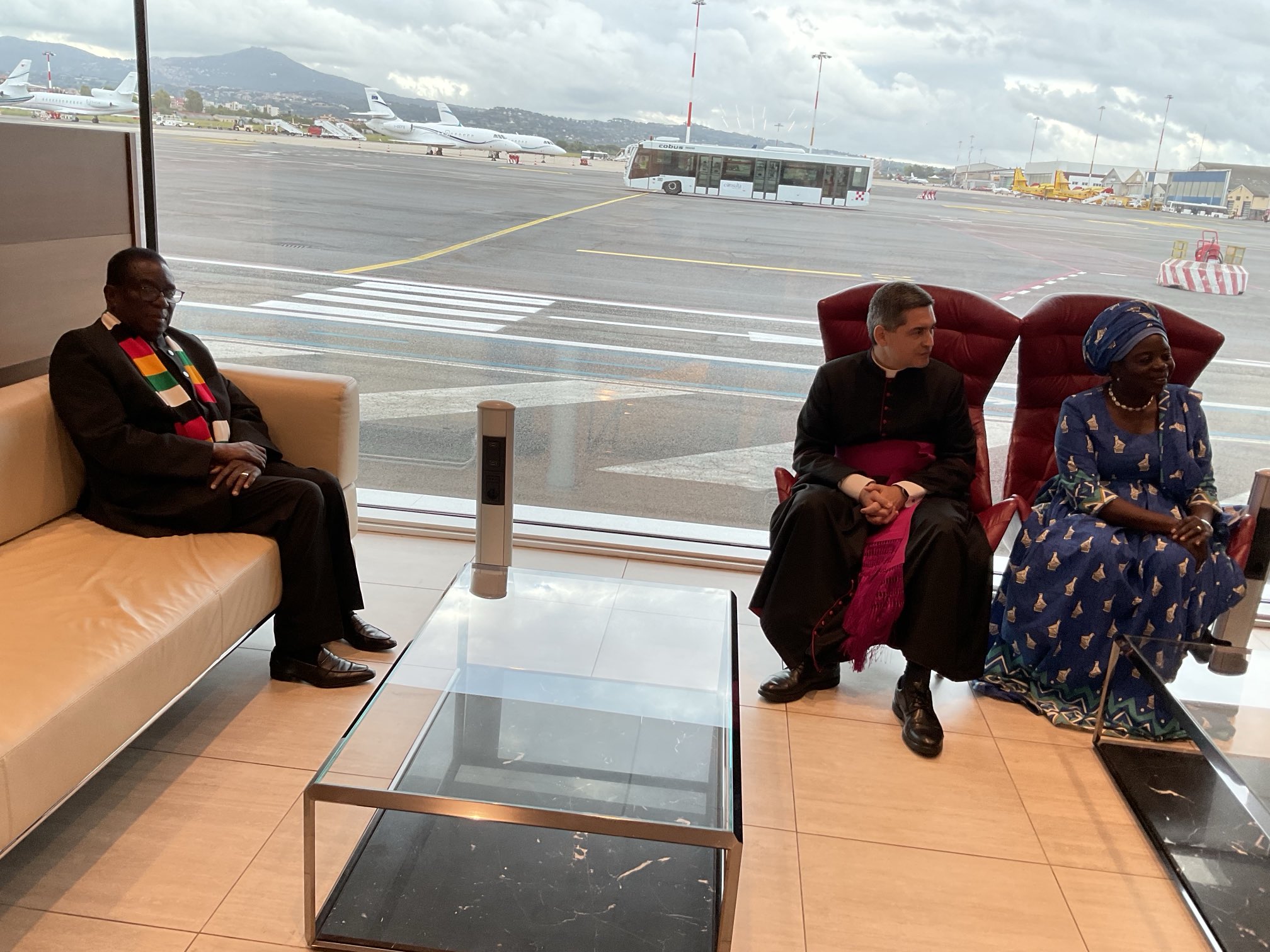 President Mnangagwa Jets Into Rome for Crucial Vatican Visit