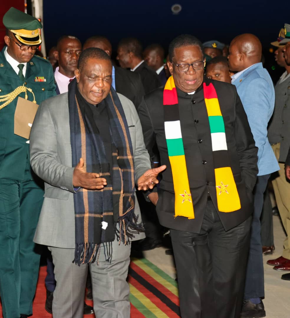 President Mnangagwa Returns from Kenya After Appointing DRC Peace Facilitators