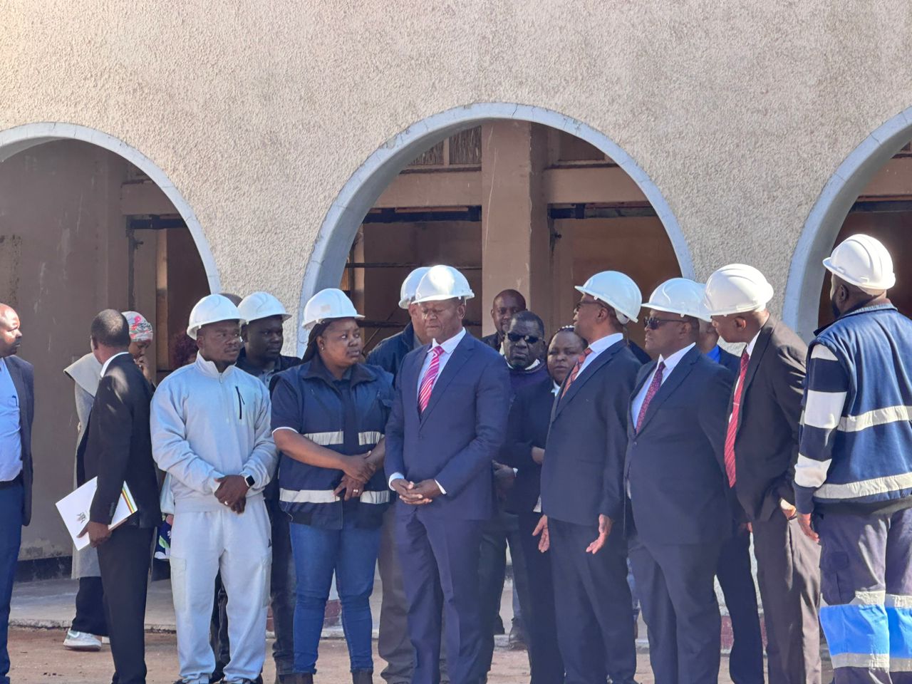 Government Ministers Tour Development Projects in Harare