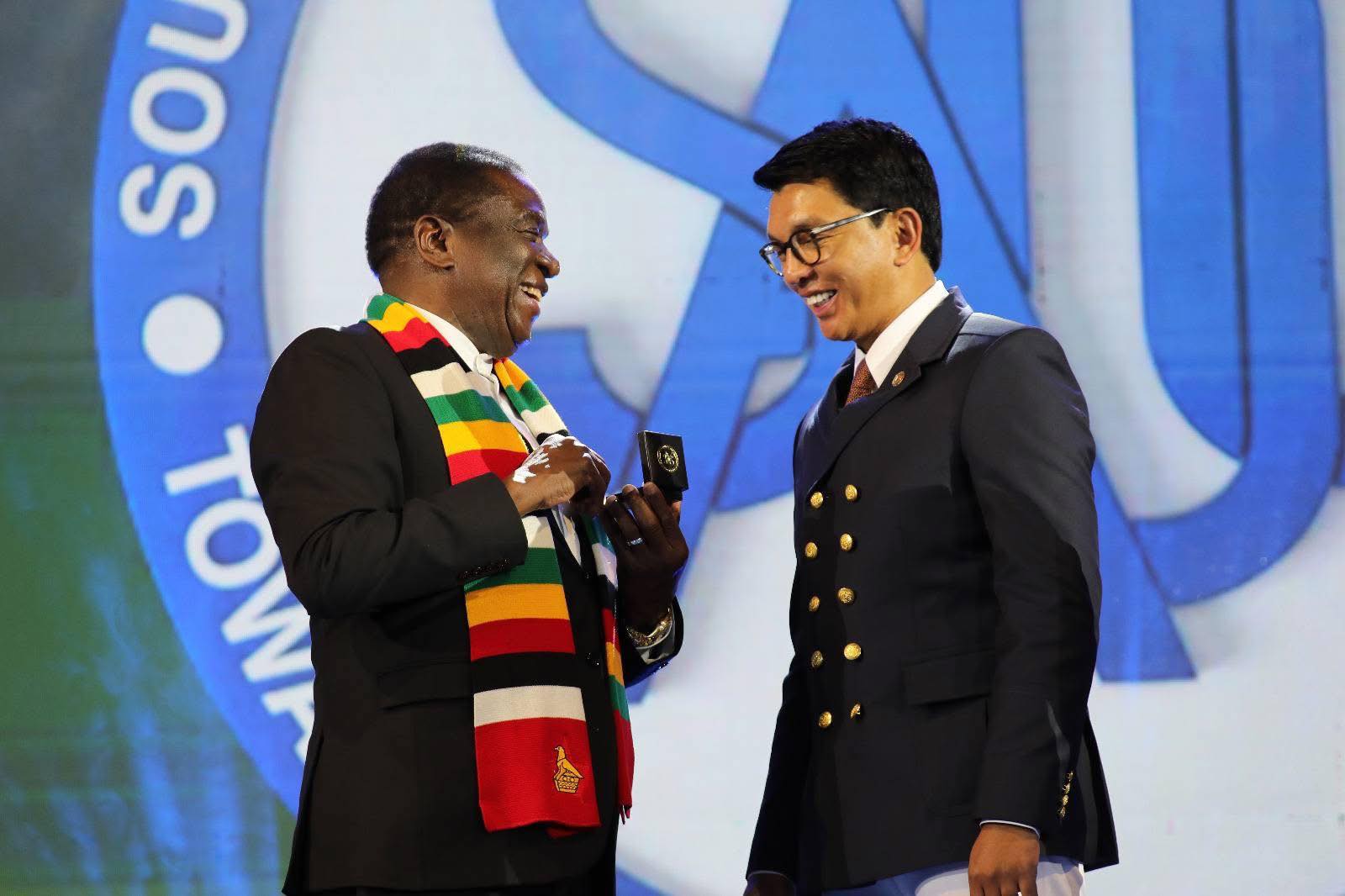 President Mnangagwa Hands Over SADC Chairmanship to Madagascar’s Rajoelina