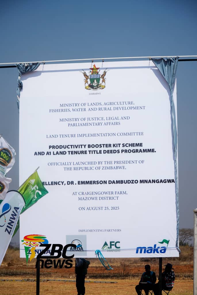 President Mnangagwa Unveils Irrigation Booster Kits to Enhance Agricultural Resilience