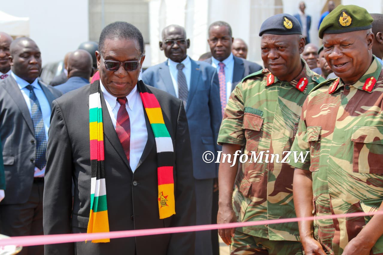 President Mnangagwa Hands Over 102 Vehicles to Senior Army Officers