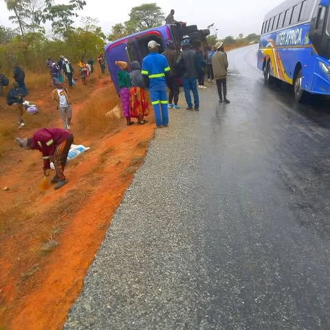 Inter-Africa Bus Involved in Accident Near paGumbo — No Fatalities Reported
