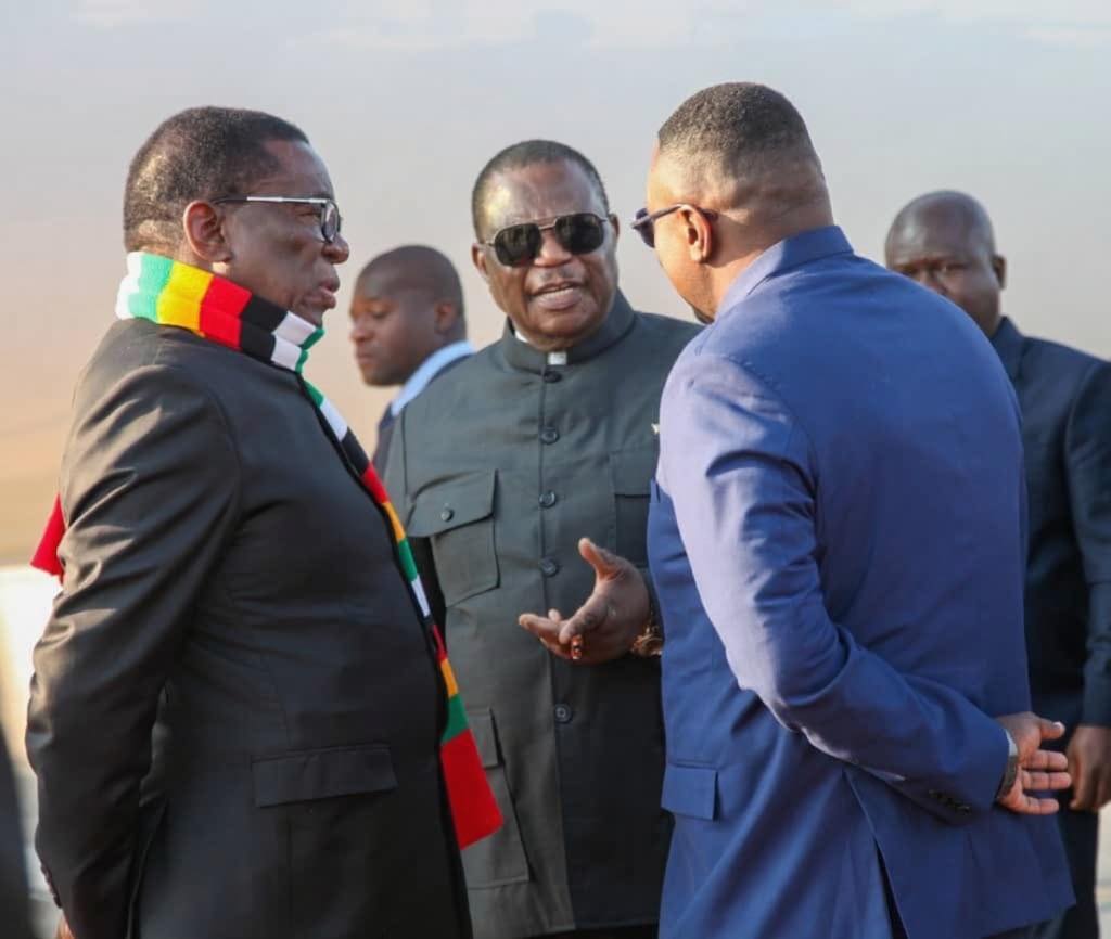 President Mnangagwa Leaves for Malawi to Attend Mutharika’s Inauguration