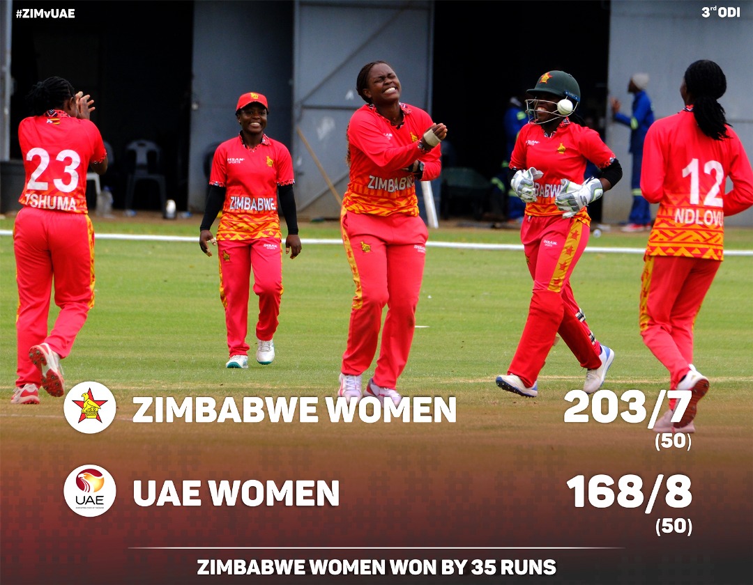 Zimbabwe Women Seize 2-1 Series Lead with Commanding Win Over UAE