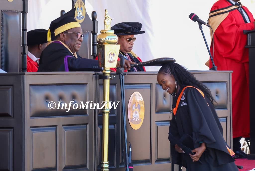 President Mnangagwa Leads Graduation at GSU, 69 Students Honoured