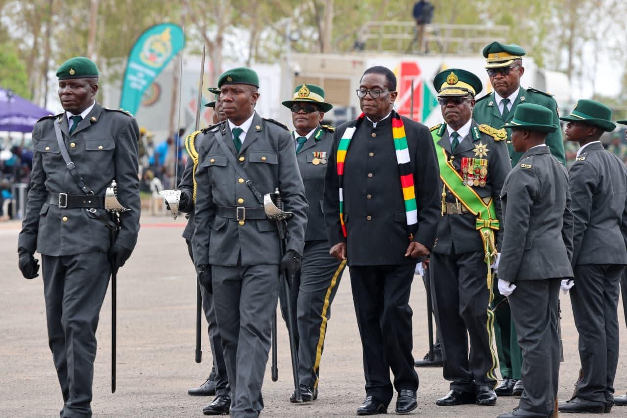 President Mnangagwa Warns Security Forces Against Drug Abuse As 443 Officers Graduate