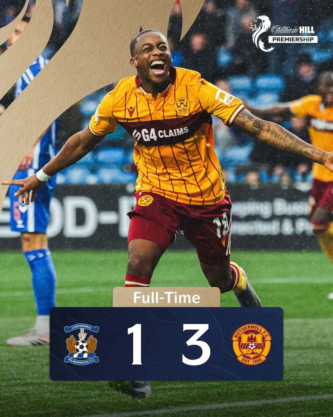 Maswanhise Brace Fires Motherwell to Victory