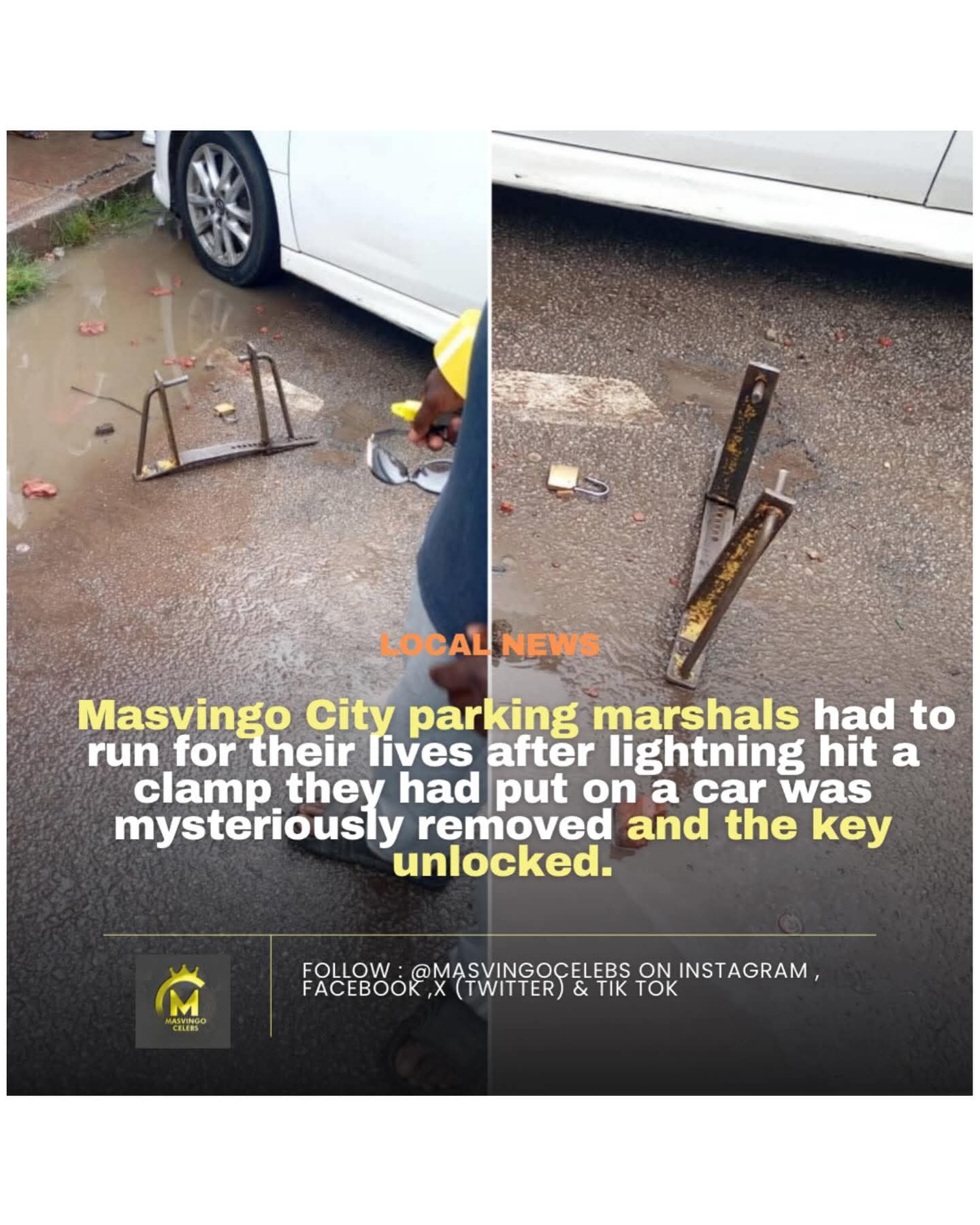 Lightning Strikes Tsungai Complex, Dislodges Council Clamp in Masvingo
