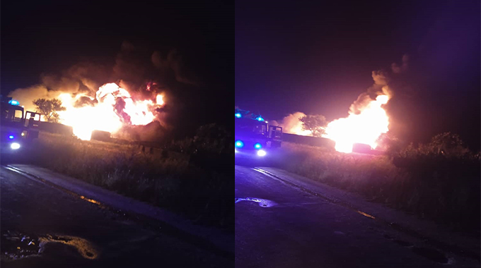 Two Fuel Tankers Go Up in Flames in Bulawayo
