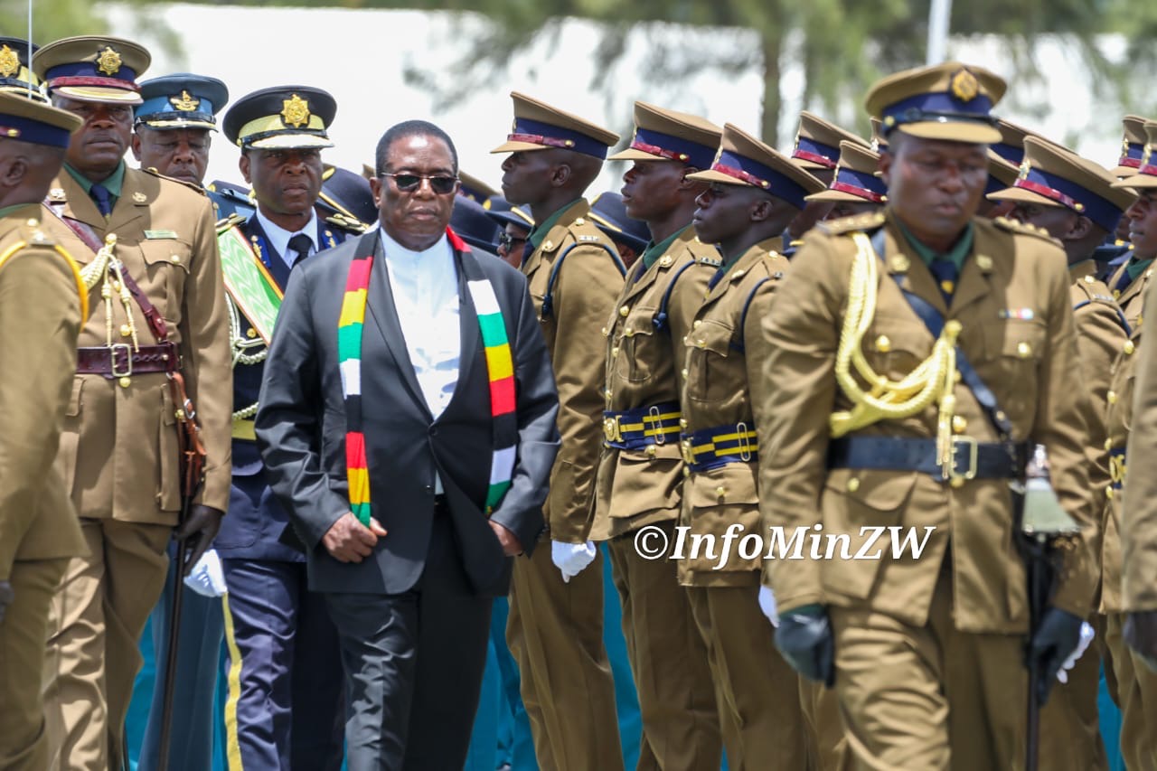 President Mnangagwa Rallies Recruits Against Drug Networks