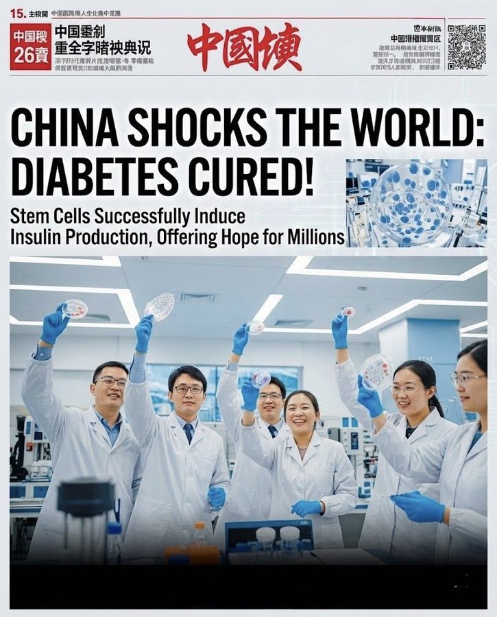 DIABETES CURE… OR THE BEGINNING OF THE END FOR INSULIN DEPENDENCE?