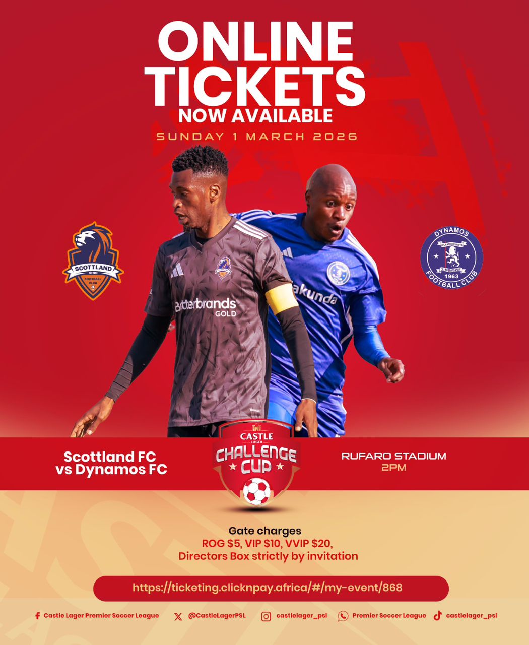 Castle Lager Challenge Cup to Open 2026 Premier Soccer League Season