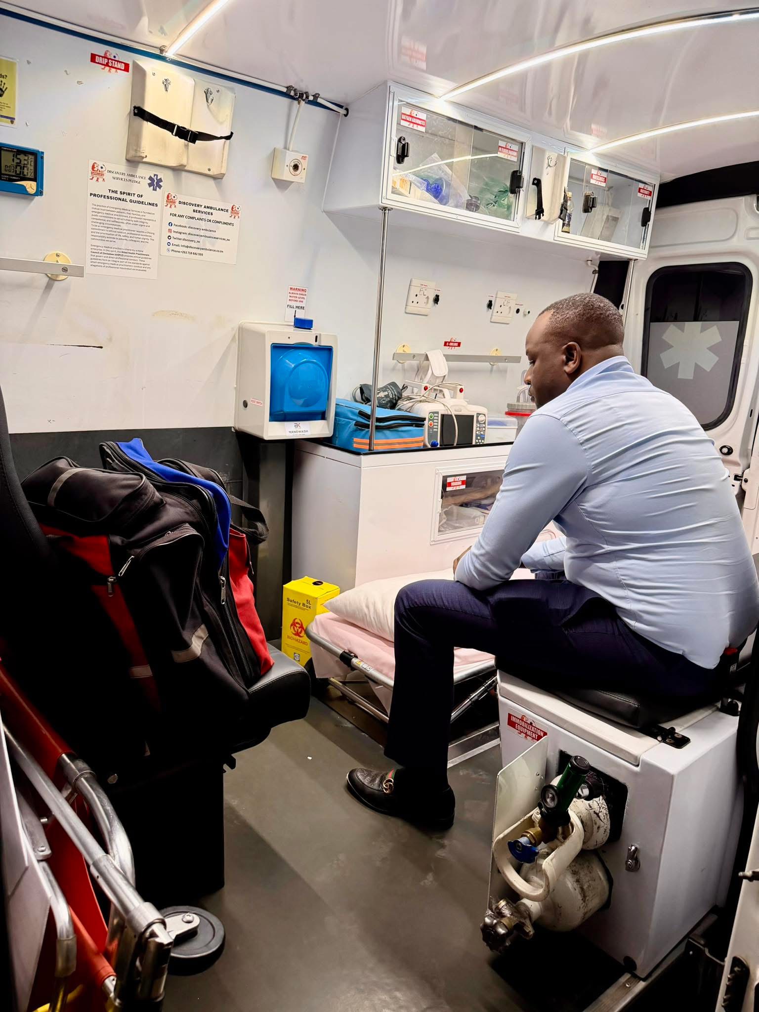 When Crisis Meets Compassion: CEO DAS Munowenyu  Shares Personal Moment Inside an Ambulance