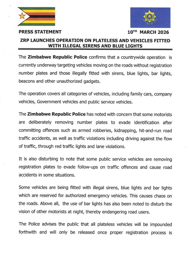 No Plates, No Escape: Police Blitz Begins
